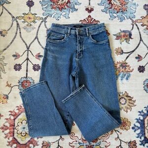 Vintage Bill Blass Stretch Medium Wash High Rise Mom Denim Jeans 4P